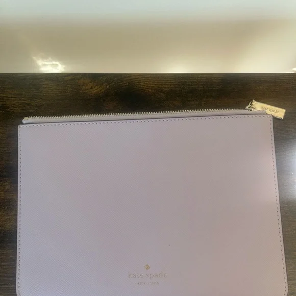 Kate Spade Lavender Tote and Pouch - Picture 5 of 5
